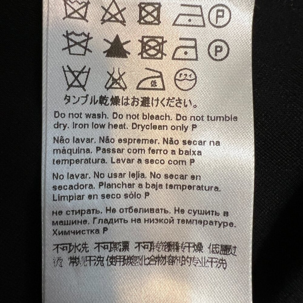 Escada Black Sheath Dress 40/M Cap Sleeve Cocktail Career Party Classic Stretch - Picture 8 of 13